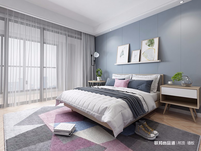 集成墻面兒童房效果圖