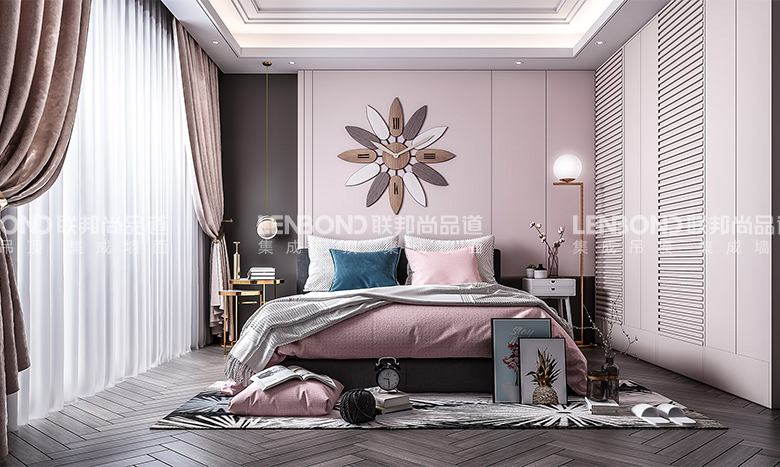 集成墻板效果圖