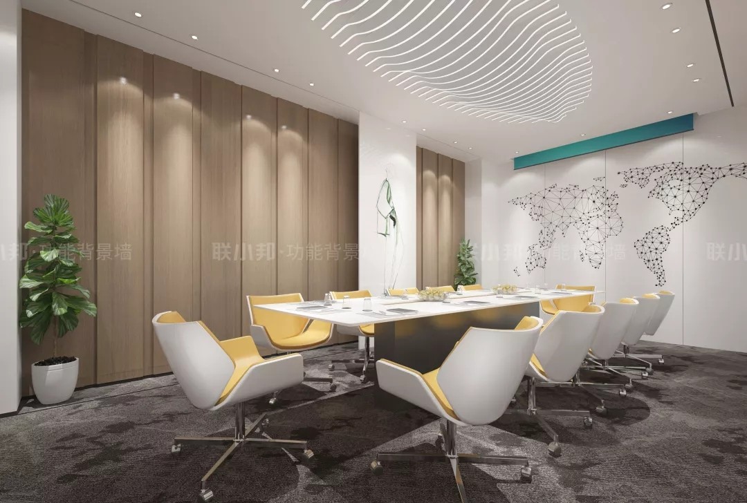 源木實心墻板 工裝效果圖