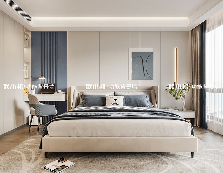 聯小邦男孩房背景墻